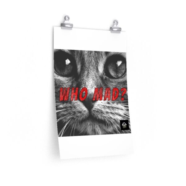 Who Mad Kitty Wall Hanging - Image 2