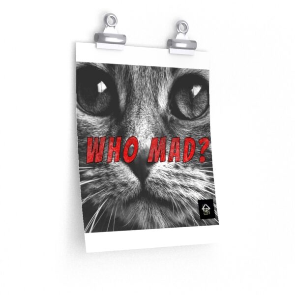 Who Mad Kitty Wall Hanging